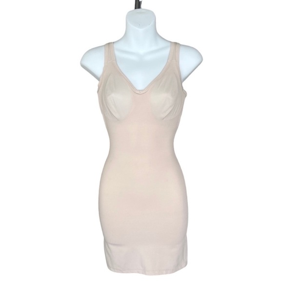 Flexees Other - Flexees Nude Full Body Control Slip Shapewear 34D Seamless